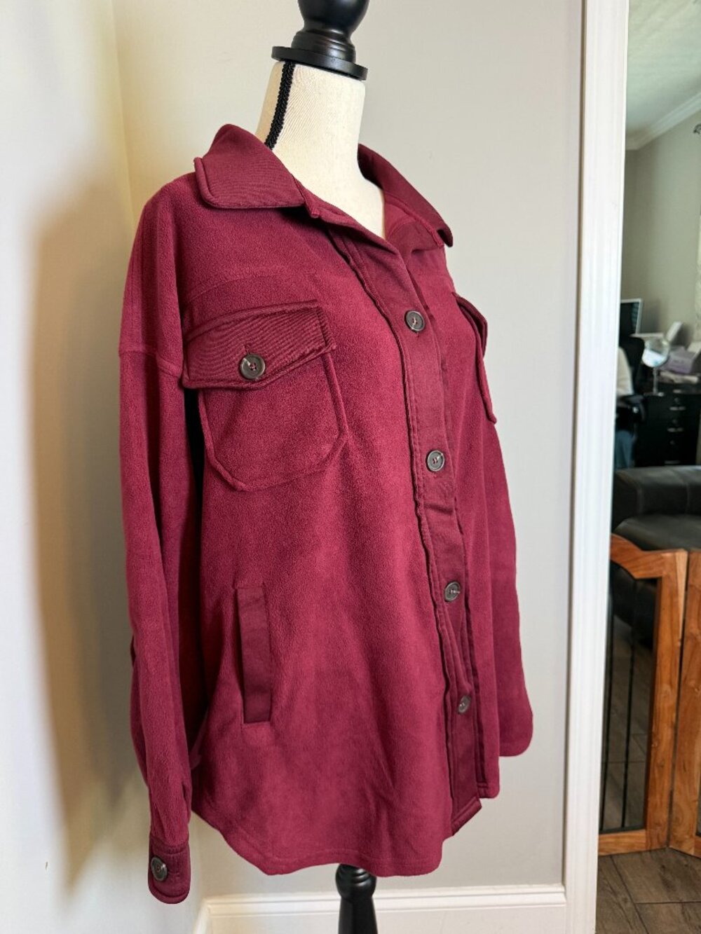 Zenana Shaket in Burgandy